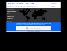 Tablet Screenshot of choharisglobalsolutions.com